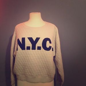 H&M cropped sweatshirt